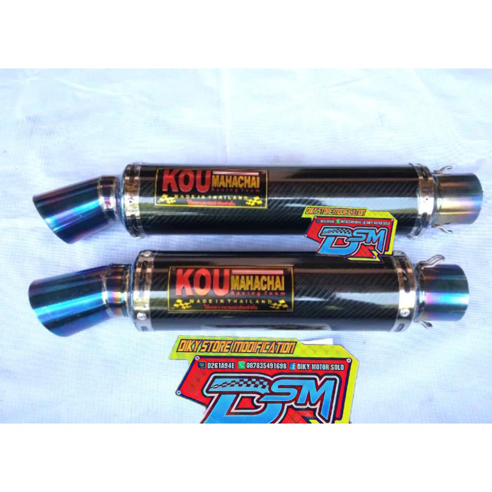 Baru Knalpot Kou Carbon Knalpot Kou Blurmoon Knalpot Kou Silencer Saja Sale
