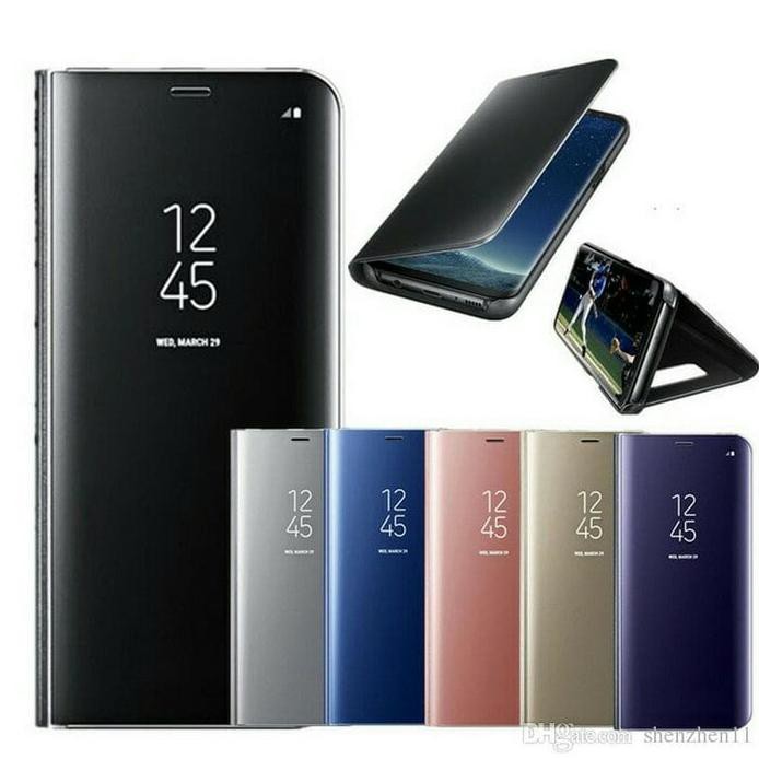 CHASING DAN COVER OPPO F9 CLEAR VIEW STANDING COVER CASE - CASE OPPO F9 BACA.1