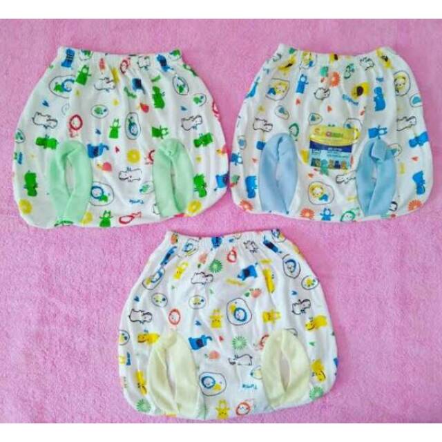 CELANA POP MINI NEWBORN &amp; POP BESAR MOTIF 12PCS SNI