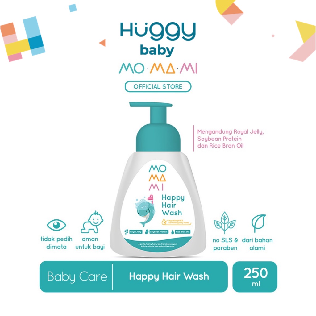 Momami Happy Hair Wash | Shampoo Bayi Anak