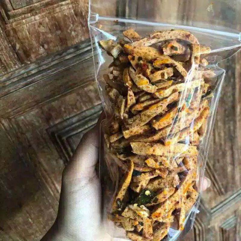 Basreng Baso goreng extra peda bumbu basah daun jeruk/basreng  pedas 100 gram