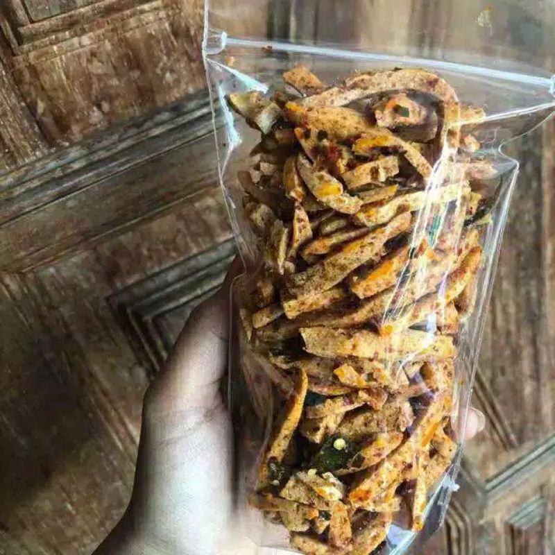 Basreng Baso goreng extra peda bumbu basah daun jeruk/basreng  pedas 100 gram