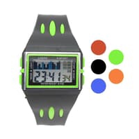 JAM TANGAN PRIA WANITA DIGITAL RUBBER STRAP 5 PILIHAN WARNA - FINX-491