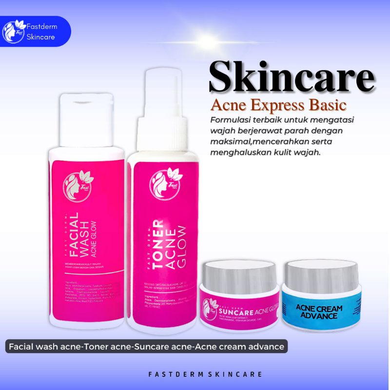 Fast Derm Paket Acne Cream Advance Basic