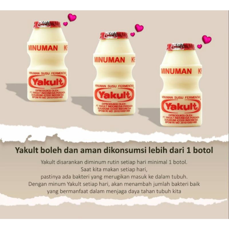 YAKULT Minuman Susu Fermentasi - Per Pack