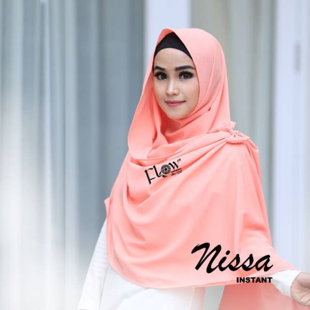 Pashmina Flow Instan Nissa Sabyan ori Flow