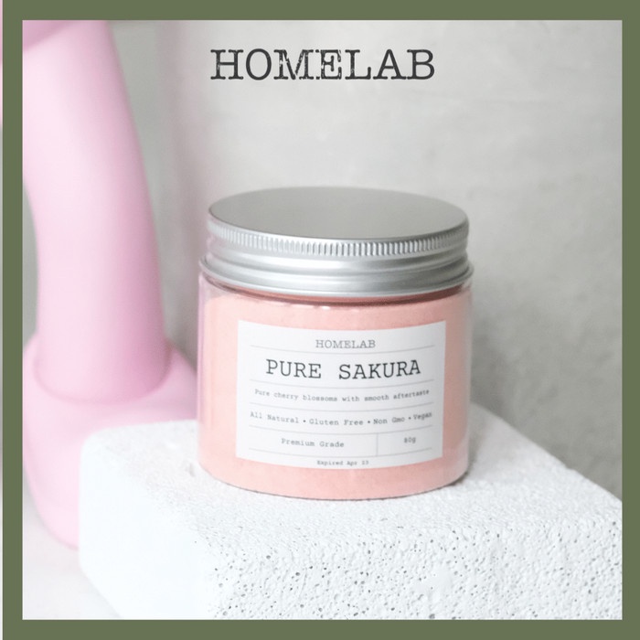 

DISKON - (BISA COD) Homelab Pure Extract Sakura - Bubuk Sakura Asli / Murni / Ekstrak 80g