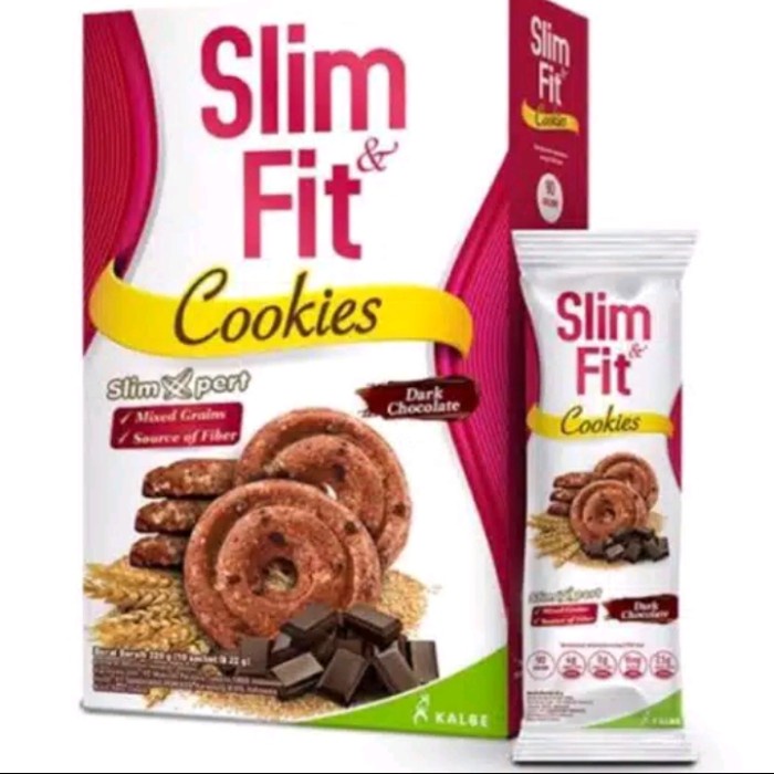 

Tr20Re Slim Fit Cookies // Slim&Fit Cookies 1Box Isi 10 Ada 2 Rasa - Cokelat Ht51G