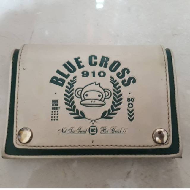 Preloved Dompet Lipat Blue Cross