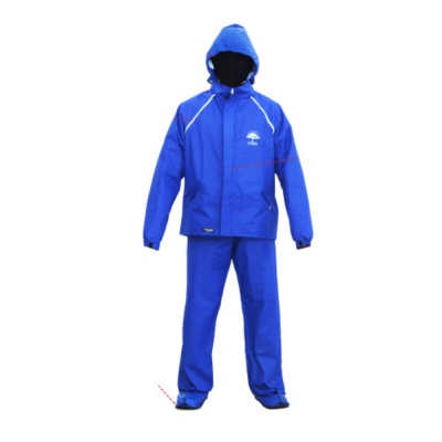 Promo Jas Hujan Jacket Tojan Lengkap Jas Sepatu Jas Hujan Eiger Jas hujan - Biru Diskon