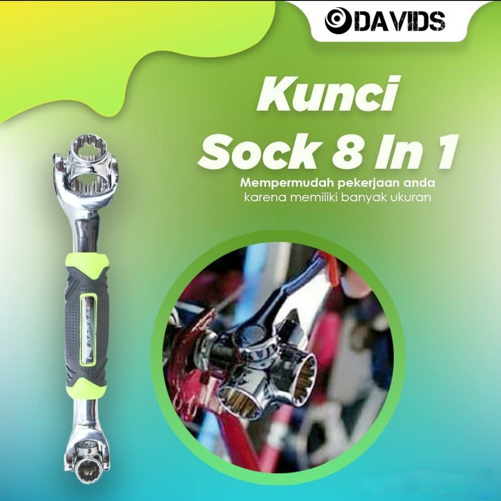 Kunci ring shock sok universal tiger wrench