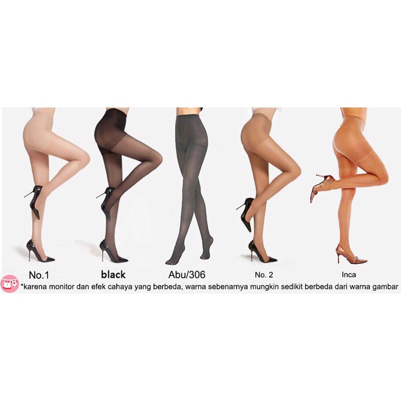 Stocking Paha / Stoking Annabel No 468 BLACK, INCA MURAH (STOCKING LEGING MULTIFUNGSI) HARGA MURAH