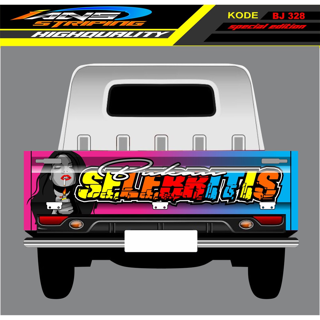 DECAL STIKCER GRANMAX PICK UP / STIKER BAK MOBIL GRANMAX / STICKER PICK UP