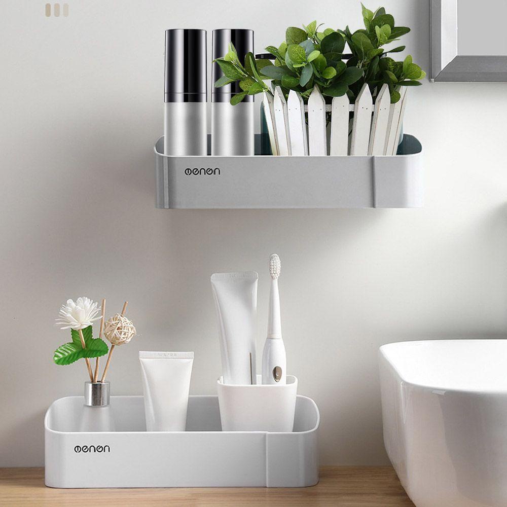 Populer Rak Penyimpanan Dilepas Dapur/ Aksesori Kamar Mandi Perekat Diri Toilet Organizer