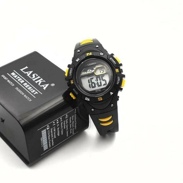 JAM TANGAN ANAK ABG LASIKA ORIGINAL WATER RESIST DIGITAL LED