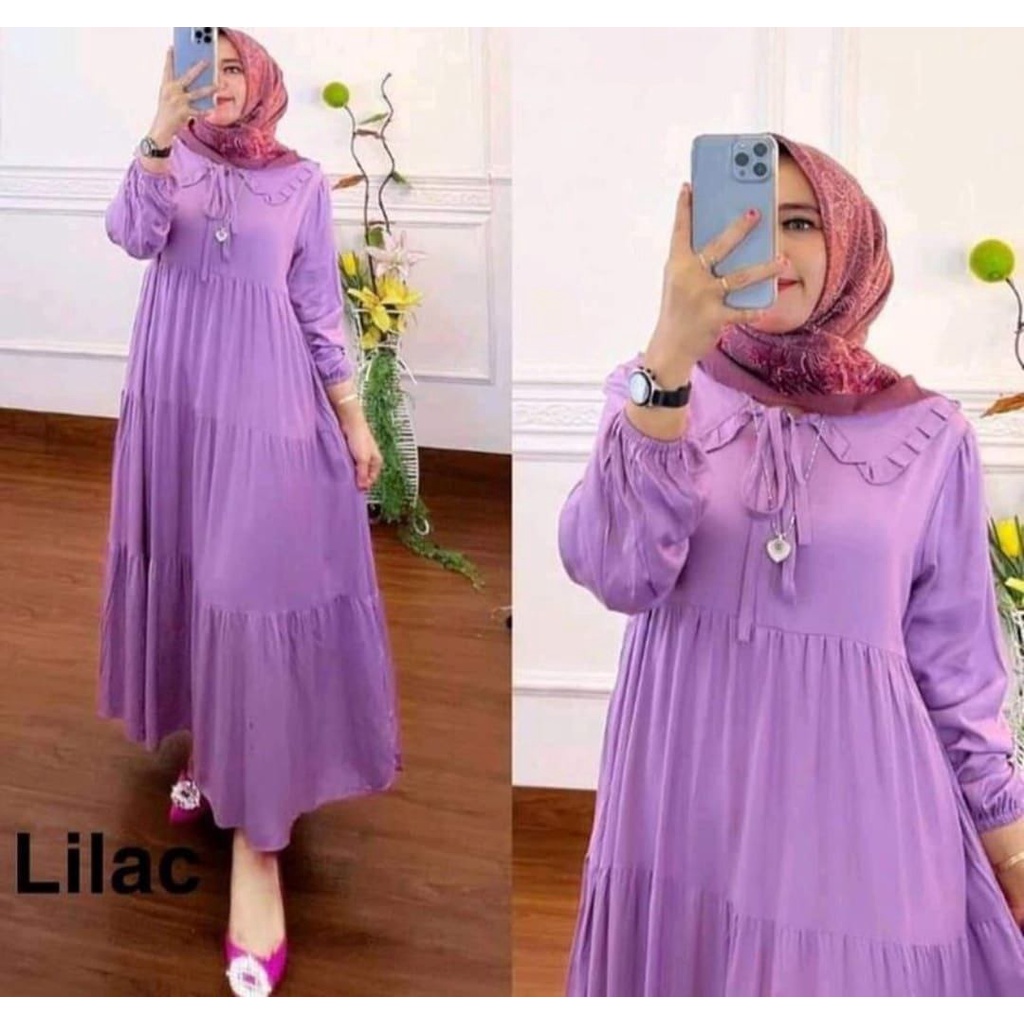 DASTER HOME DRESS RAYON MUSLIM BUSUI | DRESS MUSLIM MURAH