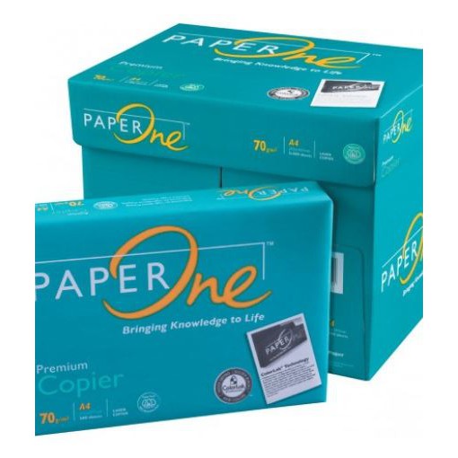 

PAPER ONE KERTAS HVS 70GR A4 F4 QUARTO/ KERTAS FOTOCOPY / KERTAS PRINT / 70 A4 / 70 FOLIO / QTO