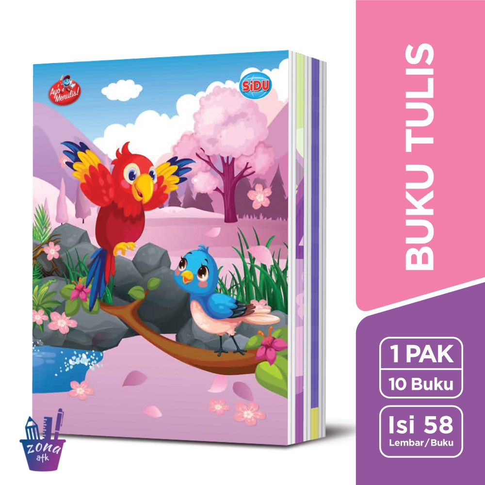 

BUKU TULIS SIDU / BUKU TULIS SINAR DUNIA 58 (PER PCS)
