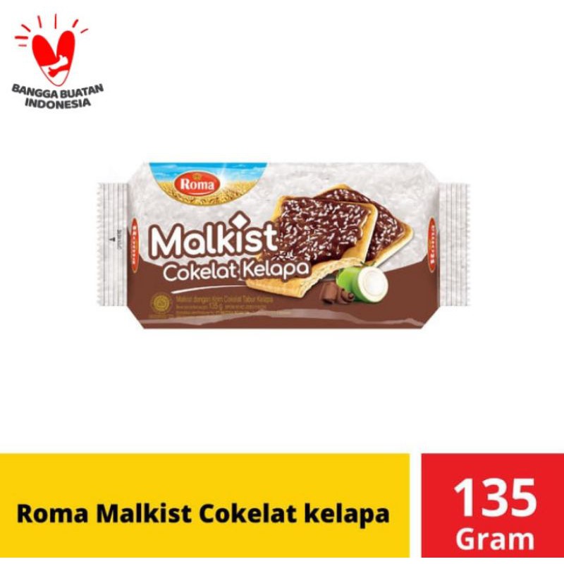 

Roma Malkist Coklat Kelapa 135 gr