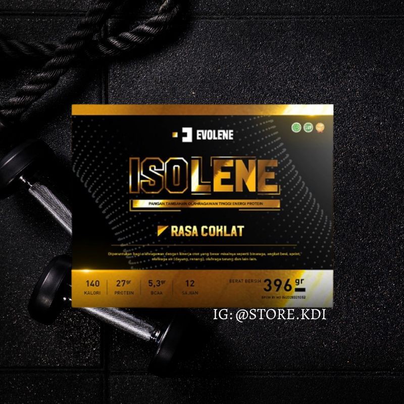 

[BPOM] Evolene Isolene Coklat 12 Sachet