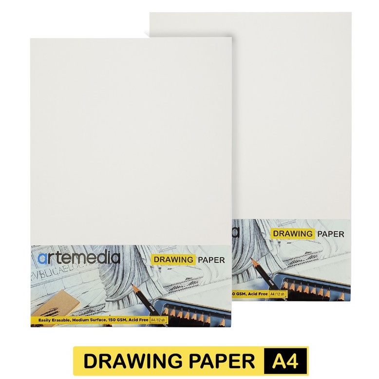 

Artemedia Drawing Paper A4 Isi 12 lembar / Artemedia A4 isi 12 sheets