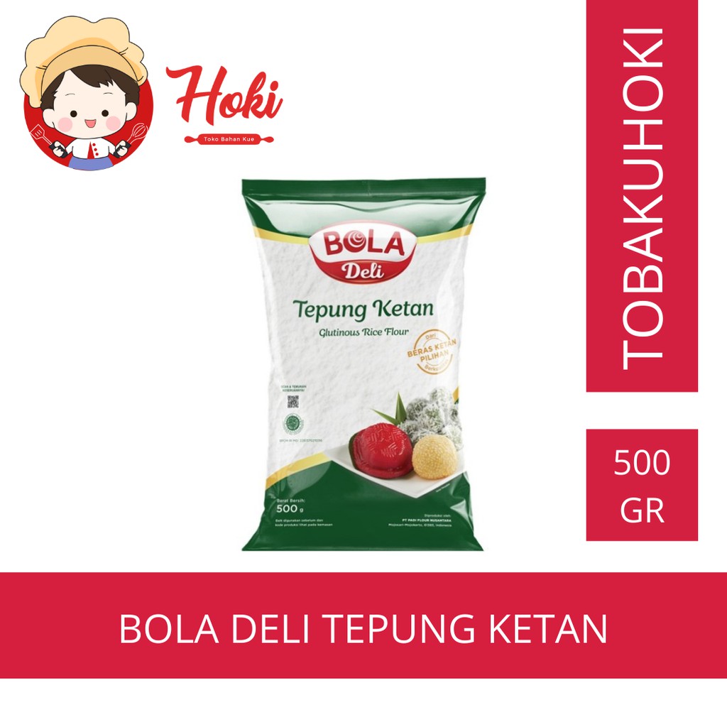 

BOLA DELI TEPUNG KETAN 500 GR Tepung BOLA DELI all Varian / tapioka / beras / ketan 500gr