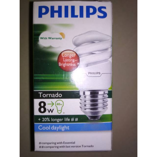 Philips Tornado 8w