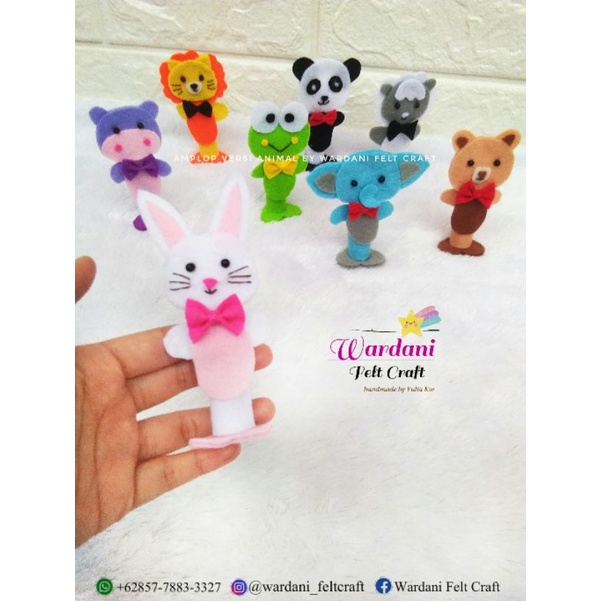 

Amplop Flanel Karakter Hewan