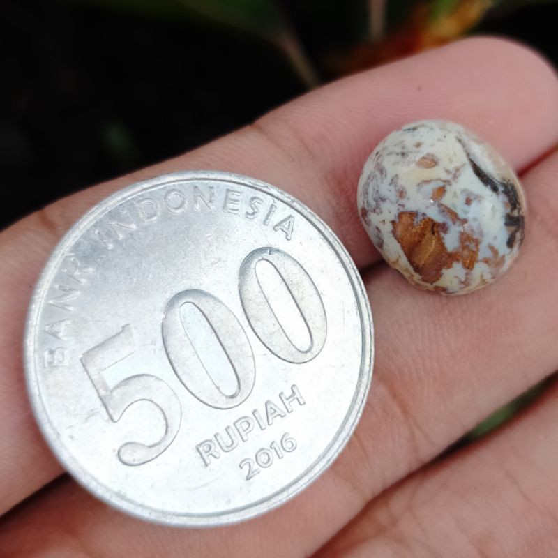 batu motif putih kelapa antik unik bkn akik murah bacan Wulung giok kecubung amethys safir pirus