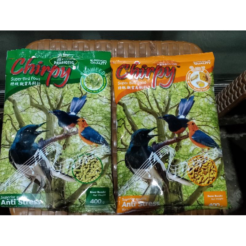 chirpy/pakan burung
