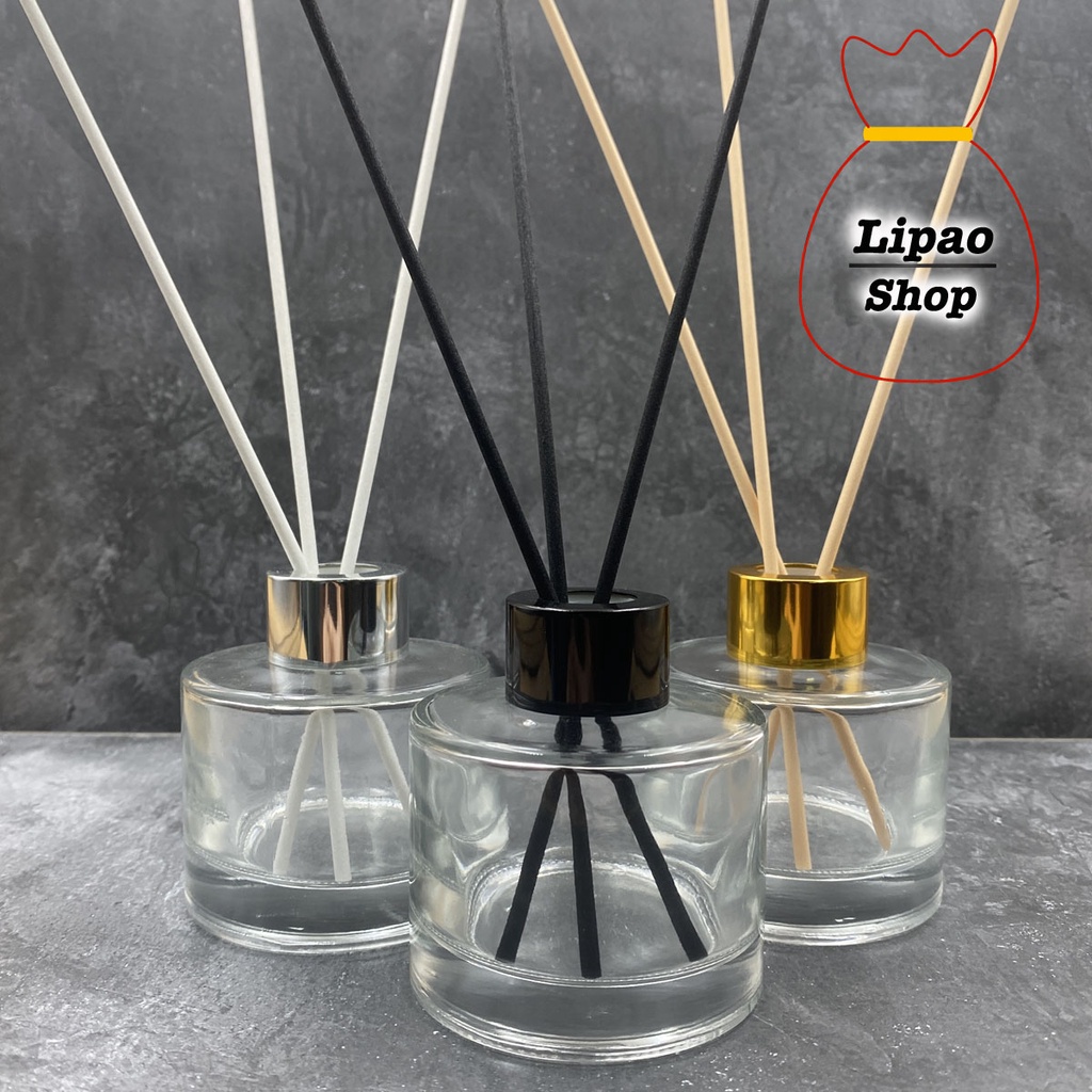 Botol Reed Diffuser Bening / Transparan 100ml Kaca TEBAL - Aromatherapy Bottle