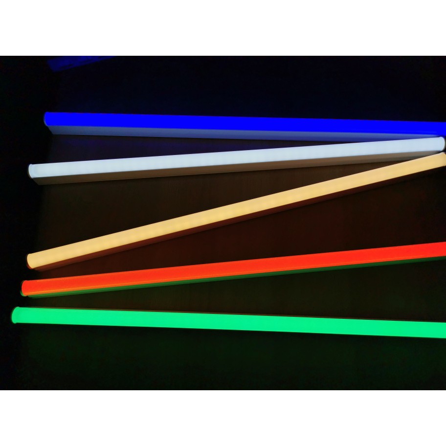 Lampu TL Neon T5 LED 12W 90cm Tube Warna Warni
