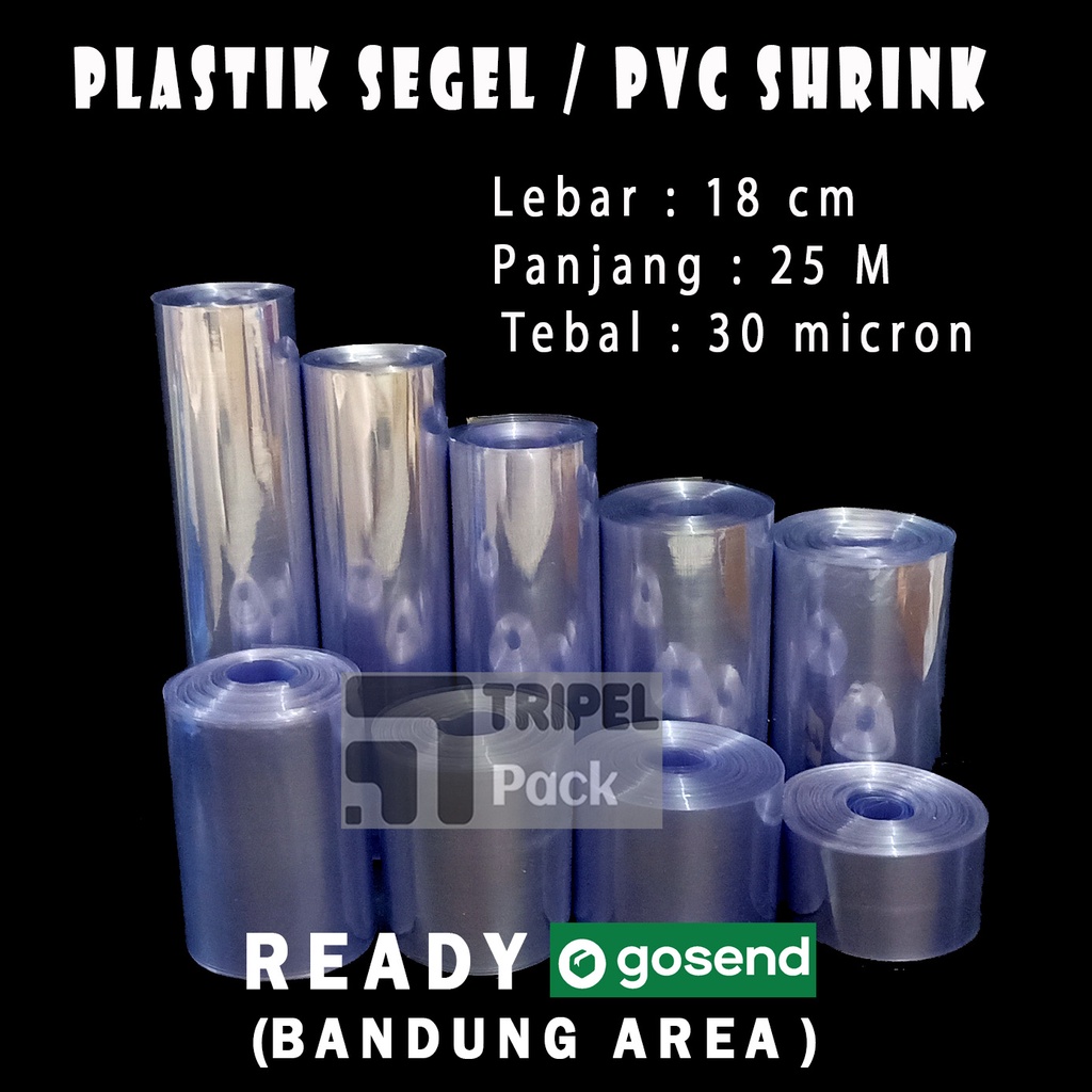 

Plastik Segel / PVC Shrink Roll 18 cm x 25 M - Segel Toples Box Hp