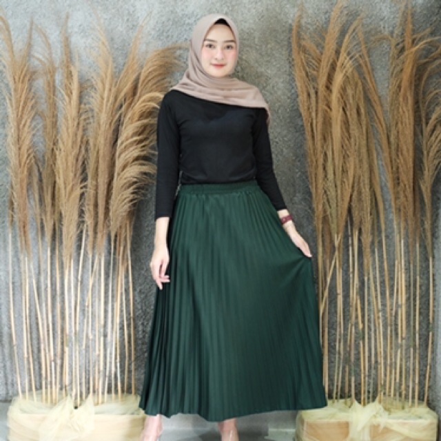 [PROMO] Rok Plisket - Rok Bahan Terbaik Premium PRISKET PLEATED / R.7 - 095-5007