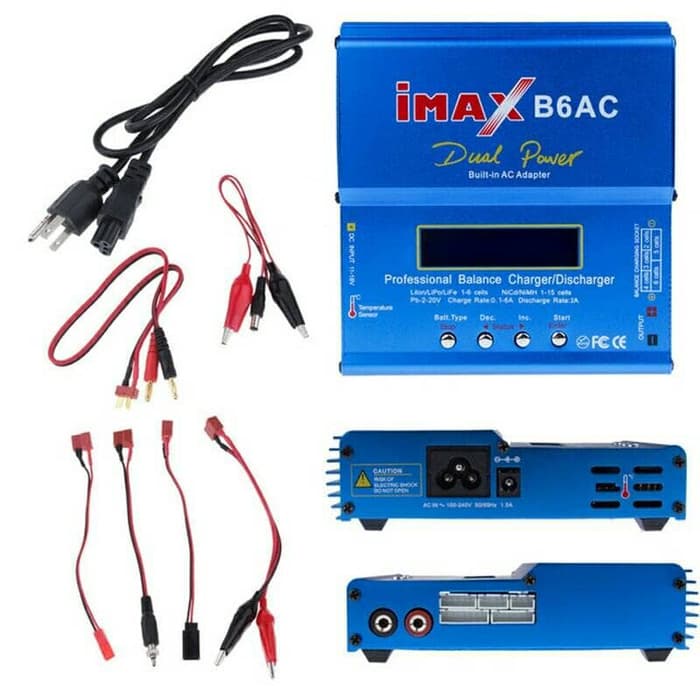 IMAX B6AC Charger Baterai LiPo dengan AC Adapter Integrated