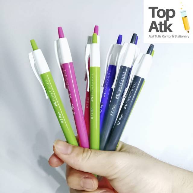 

Bolpen K7 Faber Castell Bolpoin Ballpoint Pulpen Pena