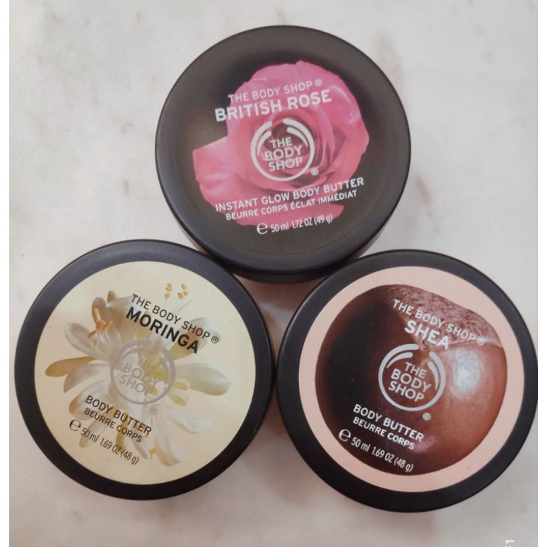 The Body Shop Body Butter 50ml The Body Shop British Rose Body Butter The Body Shop Shea