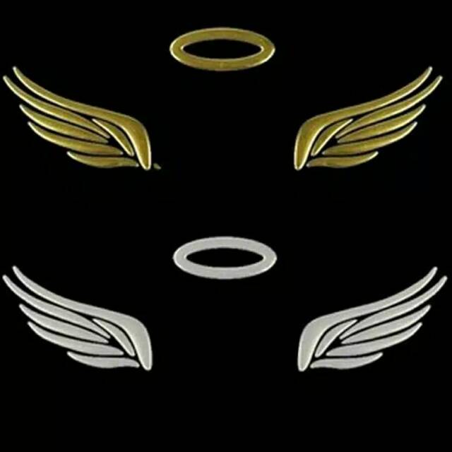 Stiker mobil Gold Timbul ( Buat Logo/Brand Mobil )