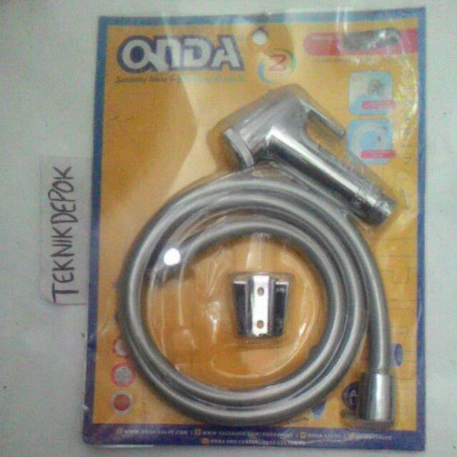 Shower bidet putih selang jet shower selang kamar mandi selang cebok onda