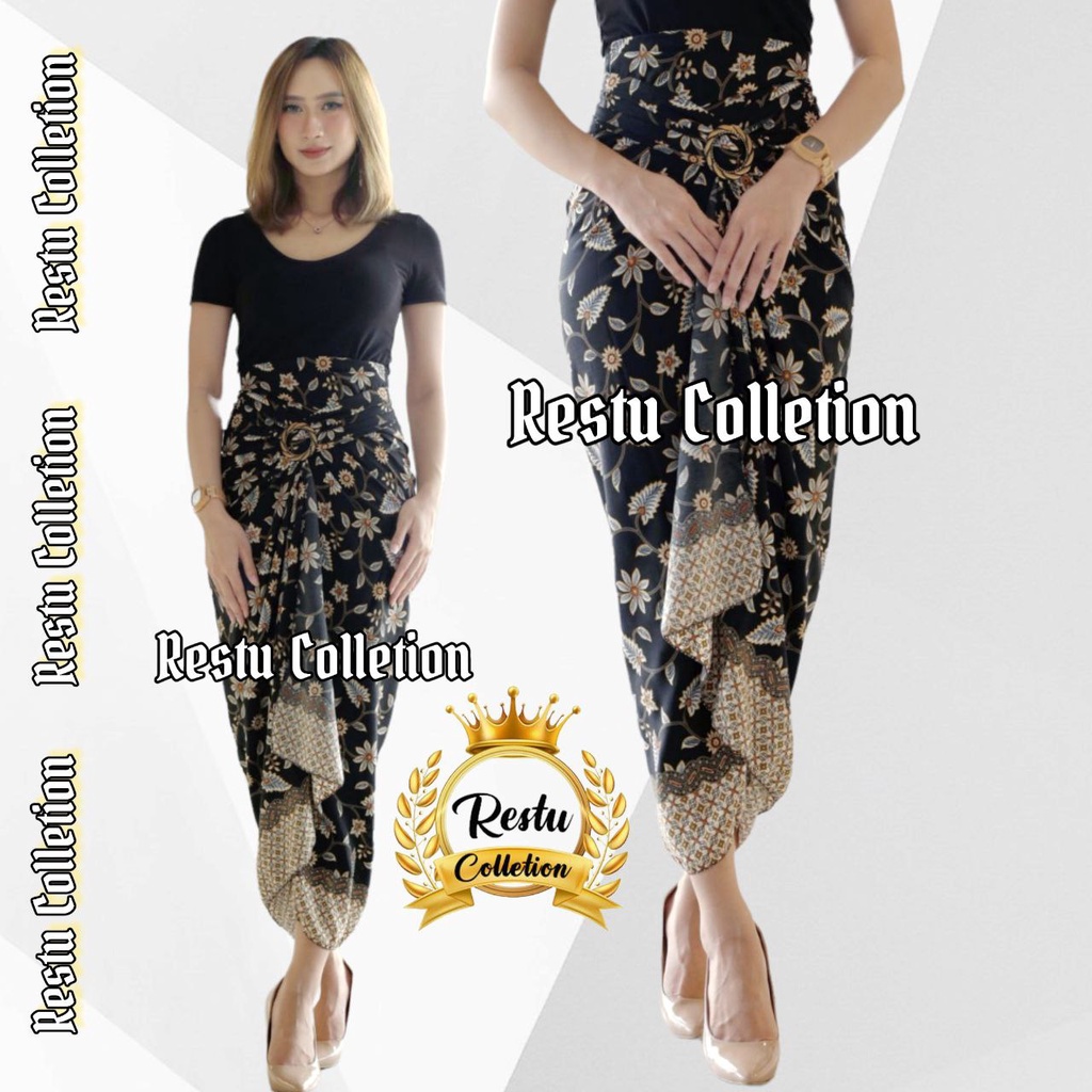 COD Rok Lilit Warp Skirt Motif Lili Gold Batik Bawahan Kebaya Wisuda Kondangan Nikahan Tunangan Perpisahan Wanita Premium Bahan Kain Sutra HQ Jumbo