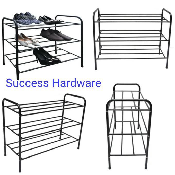 Krisbow Rak Sepatu 3 Tingkat 72x30x55cm 3 Tier Shoe Rack 720x300x550mm Adriannaalbertinaa Shopee Indonesia