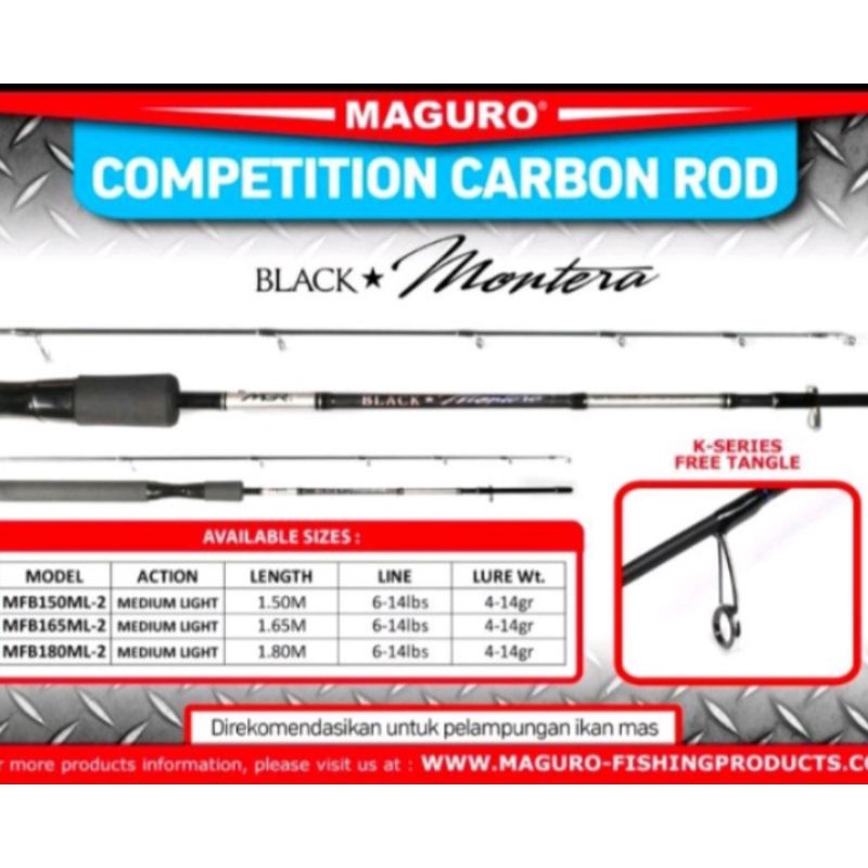 JORAN MAGURO BLACK MONTERA 150,165,180