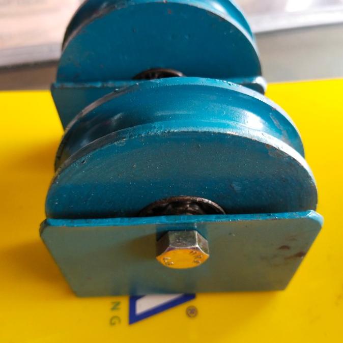 roda pagar besi 10 cm behel