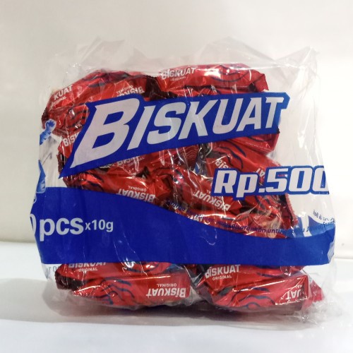 

Biskuat Rasa Original/ Coklat 1 Pak isi 20 pcs (10 gr/ sachet)