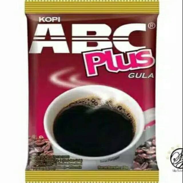 

Kopi hitam ABC plus 18gr (11saset)