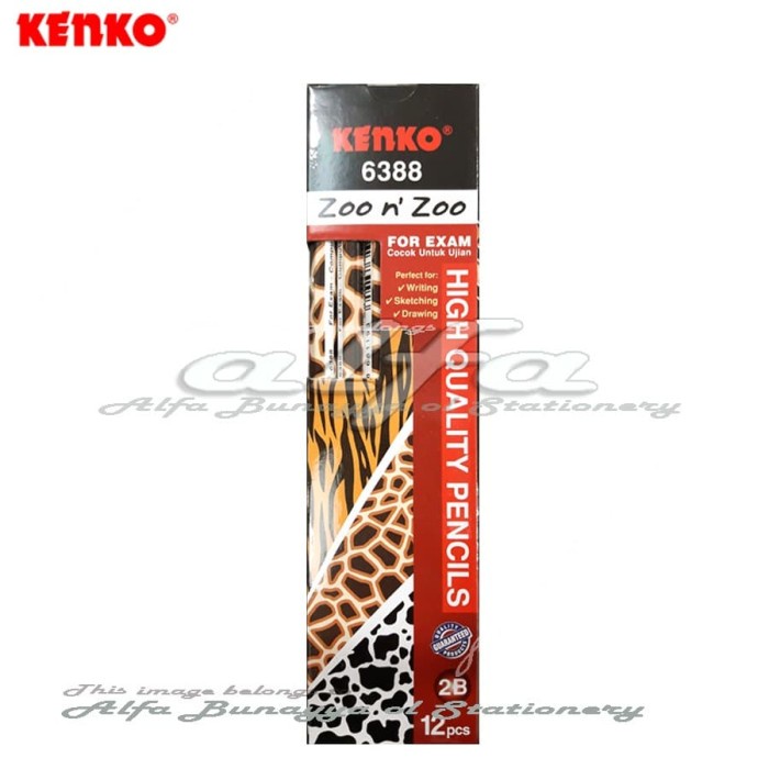 

Nikmati Kenko Pencil 2B 0638 Zoo N Zoo (1 Pak Isi 12) Pensil Ujian Exam Grade Hot Sale