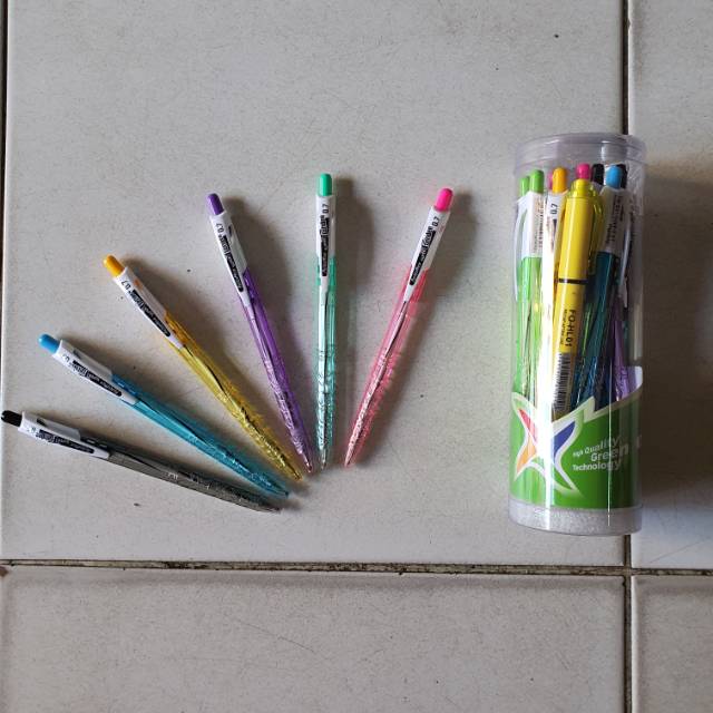 

Pena cetekan lancar Flexoffice super Trendee 0.5mm