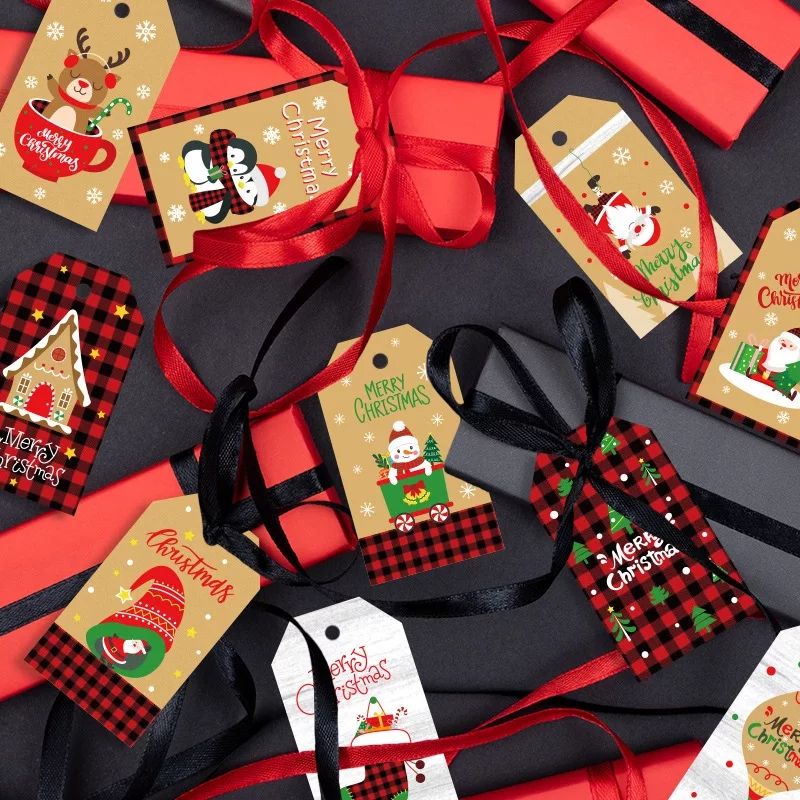

(HT1) Isi 10PCS Hangtag Natal Berikut Pita/Gantungan Natal