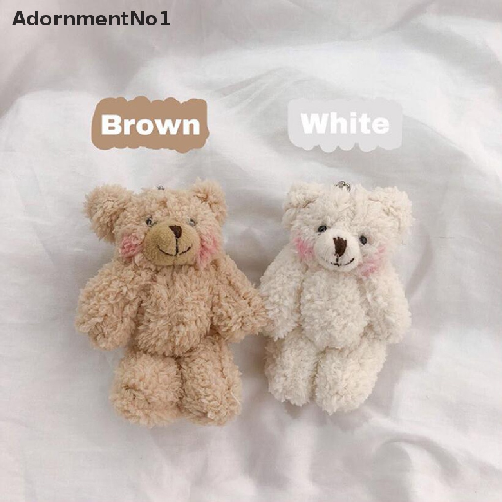 (AdornmentNo1) Gantungan Kunci Boneka Beruang Bahan Plush Lembut