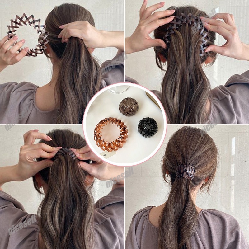 Korean Ins Bird's Nest Hair Tie Fashion Simple Maruko Head Pan Hair Artifact for Women Hair Accessories